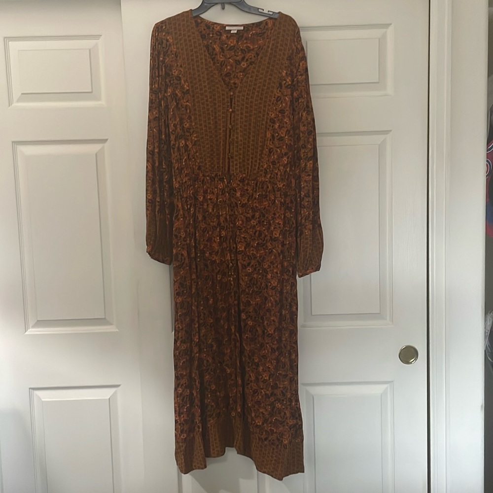 Boho maxi dress.